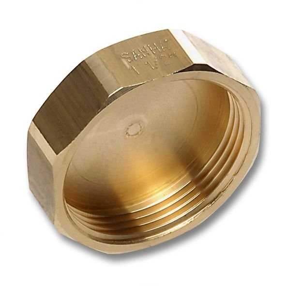 SANHA Blindkappe Messing 11/2 2761112R