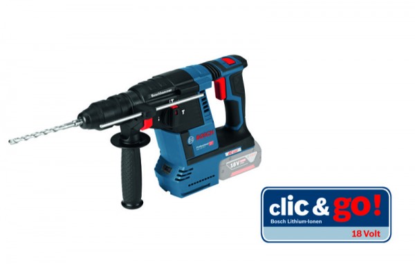 BOSCH AKKU-SCHLAGBOHRHAMMER GBH 18 V-26, MIT L-BOXX 611909001 Click&Go