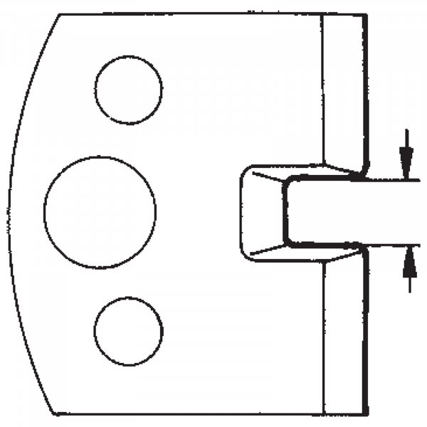 scheppach Profilmesser Paar 63207217 wie Leitz 026117ID.-NR. 100 129 017