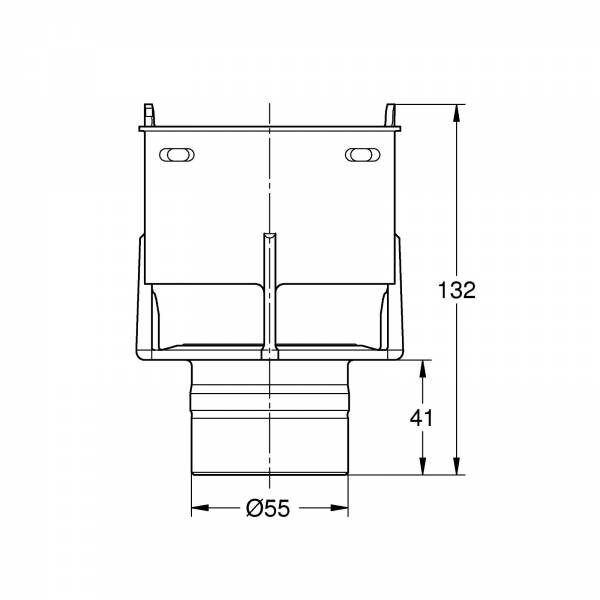 GROHE Austauschsitz 43545 für Spülkasten
