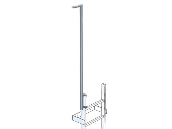 Zarges Einstiegshilfe für Holm 60 x 25 mm 47215