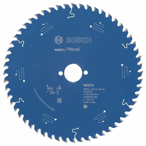 BOSCH KREISSÄGEBLATT EXPERT FOR WOOD, 235 X 30 X 2,8 MM, 56