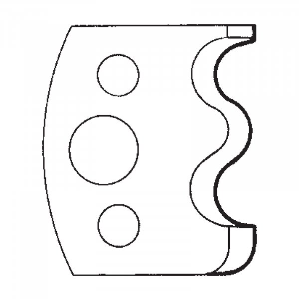 scheppach Profilmesser Paar 63207706 ID.-NR. 100 129 006wie Leitz 026106