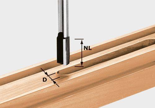 Festool Nutfräser HW S8 D10/20 490959