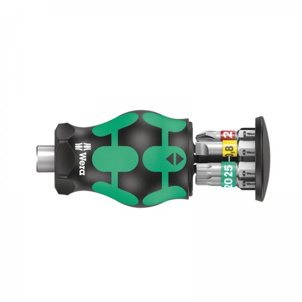 Wera Magazin-Bithalter Stubby inkl. 6 Bits mit 1/4" Bitaufnahme 05008873001