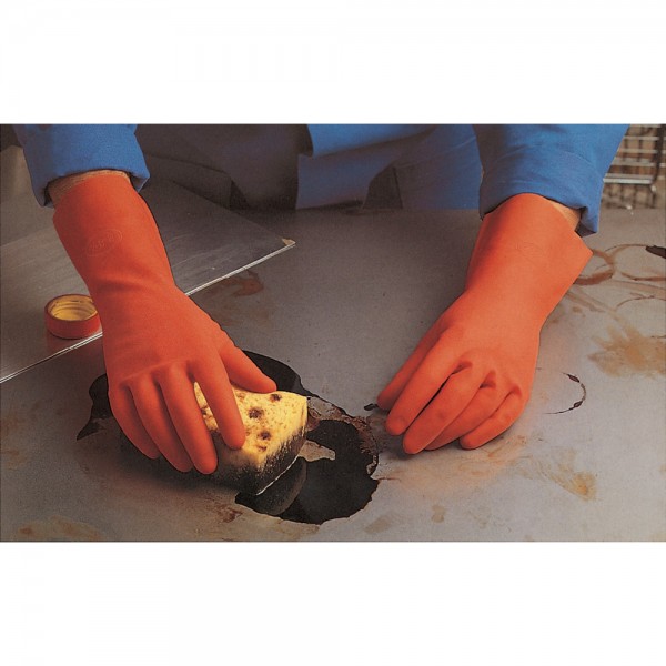 Handschuh DuoNit 180 rot VPE 10