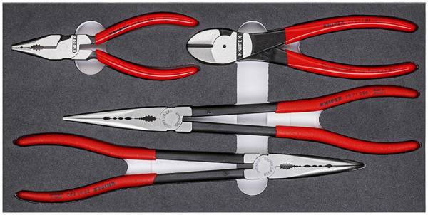 KNIPEX 00 20 01 V16 Zangen-Set in Schaumstoffeinlage 333 mm