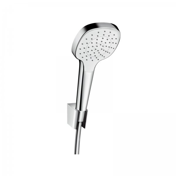 HG Brausenset Croma Select E 1jet/Porter weiss/chrom Brauseschlauch 1250mm Hansgrohe 26424400