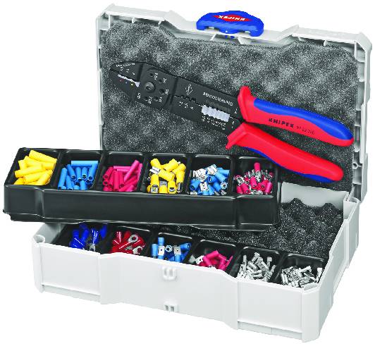 KNIPEX 97 90 25 Crimp-Sortiment für Kabelverbinder 265 mm