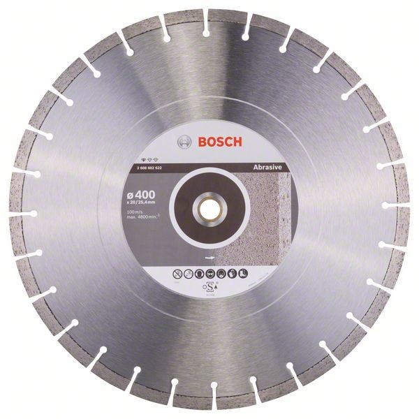 BOSCH DIAMANTTRENNSCHEIBE STANDARD FOR ABRASIVE, 400 X 20,00/25,40 X 3,2 X 10 MM