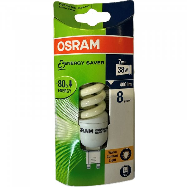 Energiesparlampe Duluxstar Nano Twist 7W G9