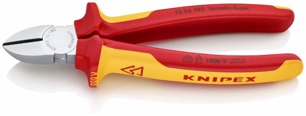 KNIPEX VDE Seitenschneider 7006 180mm - 70 06 180