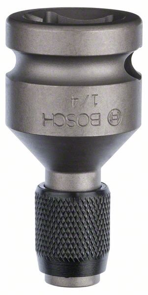 BOSCH ADAPTER ZU STECKSCHLÜSSELEINSÄTZE, 1/4", 50 MM, INNENSECHSKANT