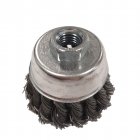 1 Topfb&uuml;rste &Oslash; 65 mm M14 gezopft Drahtb&uuml;rste Zopfb&uuml;rste Winkelschleifer B&uuml;rste MPN: 262496