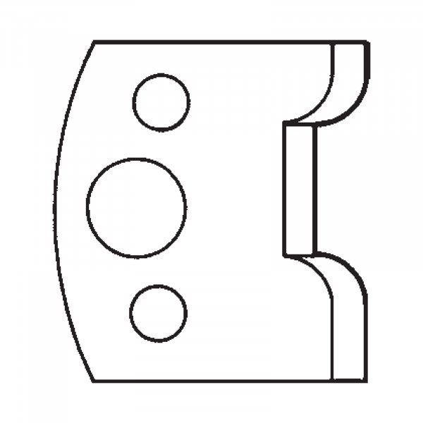 scheppach Profilmesser Paar 63207415 ID.-NR. 100 129 065wie Leitz 026253