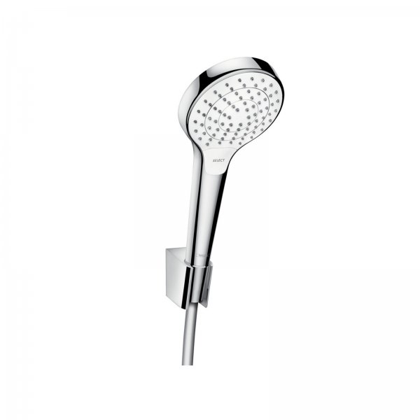 HG Brausenset Croma Select S Vario/ Porter S weiss/chr.Brauseschlauch 1250mm Hansgrohe 26421400