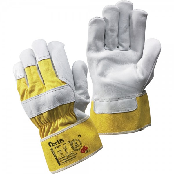 HandschuheMiner,Rindleder, Gr.10, FORTIS VPE 12