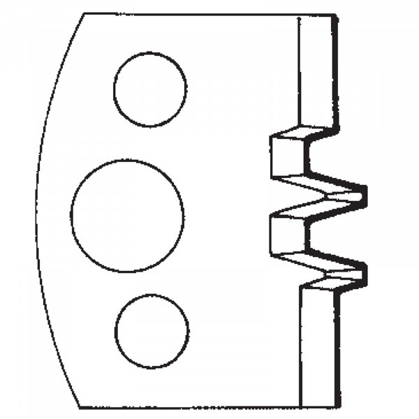 scheppach Profilmesser Paar 63207737 wie Leitz 026175ID.-NR. 100 129 037