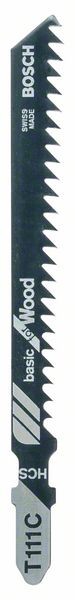 BOSCH STICHSÄGEBLATT T 111 C, BASIC FOR WOOD, 5ER-PACK
