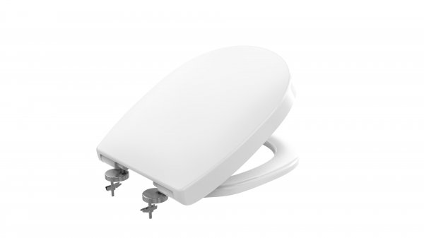 FORMAT WC-Sitz f. Ideal Standard Connect Absenkautomatik Abnehmbar, weiß, Edelstahlscharnier IS