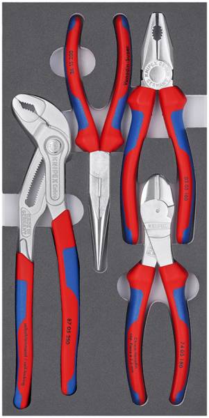 KNIPEX 00 20 01 V17 Zangen-Set in Schaumstoffeinlage 333 mm