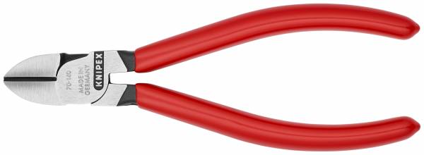 KNIPEX 70 01 140 SB Seitenschneider 140 mm schwarz atramentiert mit Kunststoff überzogen poliert