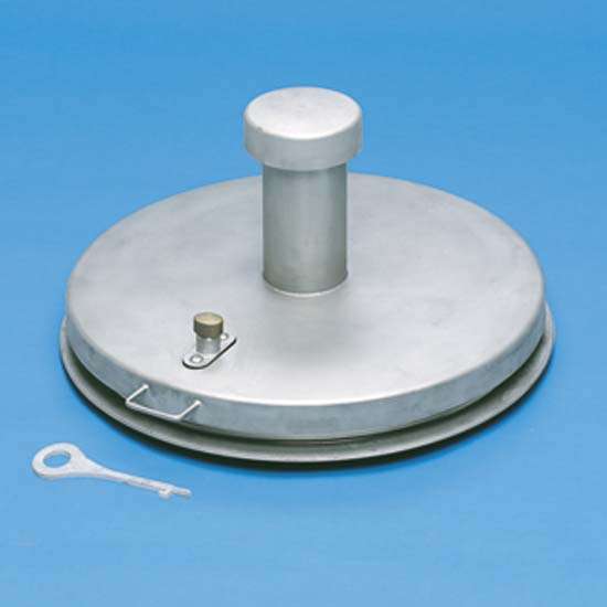 ZARGES Brunnenabdeckung 625mm - Rund, Stahl Verzinkt