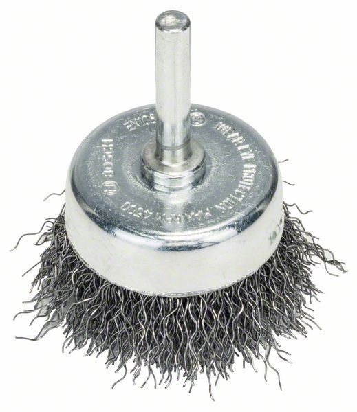BOSCH TOPFBÜRSTE, STAHL, GEWELLTER DRAHT, 0,3 MM, 50 MM, 4500 U/ MIN