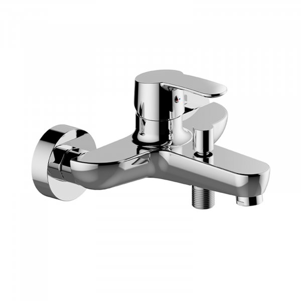 Basic Wannenarmatur Aufputz chrom 489410-C