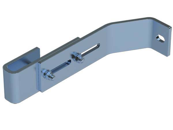 Zarges Wandhalter, verstellbar 200 - 250 mm für GFK 47611