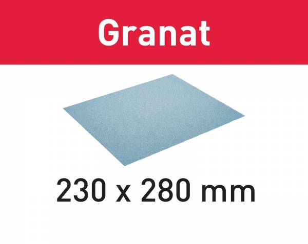 Festool Schleifpapier 230x280 P40-P400 GR 25 oder 50 Stück Granat AUSWAHL