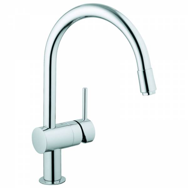 GROHE Einhand-SPT-Batterie Minta 32918 DN15 Mousseurauslauf chrom