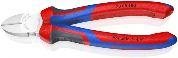 KNIPEX 70 05 180 Seitenschneider 180 mm verchromt