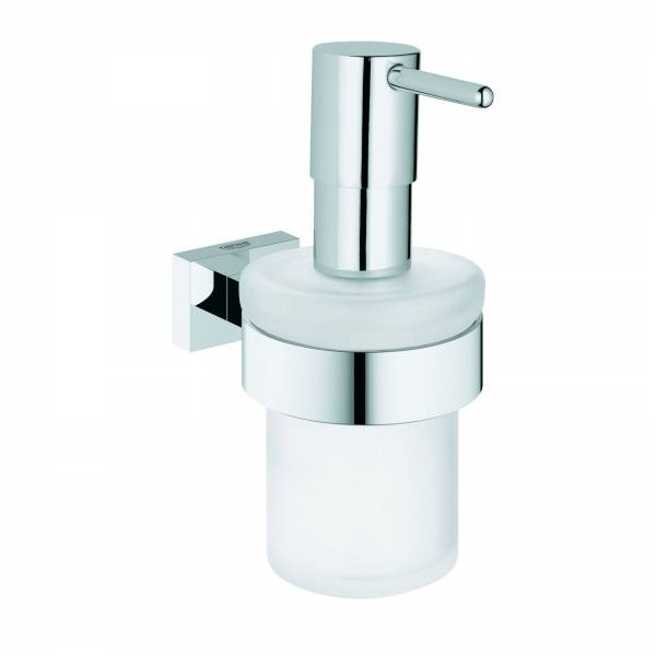 GROHE Seifenspender mit Halter Essentials Cube 40756 chrom