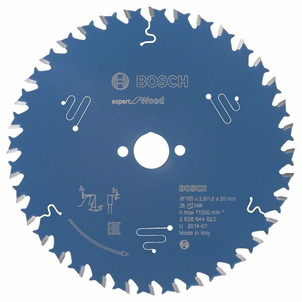 BOSCH KREISSÄGEBLATT EXPERT FOR WOOD, 165 X 20 X 2,6 MM, 36