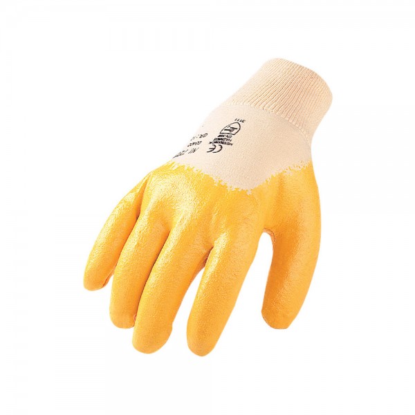 Handschuh, Nitril, gelb VPE 12