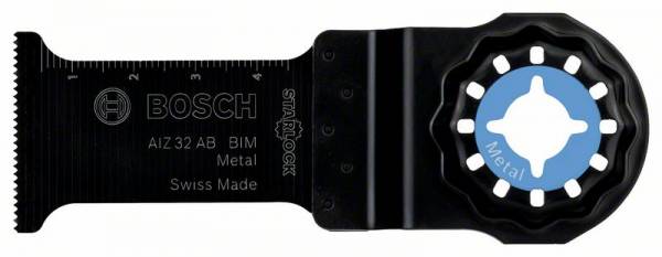 BOSCH TAUCHSÄGEBLATT BIM AIZ 32 AB, METAL, 32 X 30 MM, 5ER-PACK