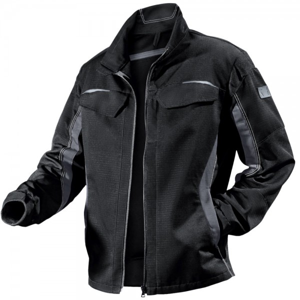 Jacke Pulsschlag Gr. 48 anthrazit/schwarz