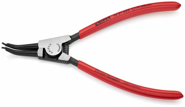 KNIPEX 46 31 A42 Sicherungsringzange für Außenringe auf Wellen 45° gewinkelt 310 mm schwarz atrament