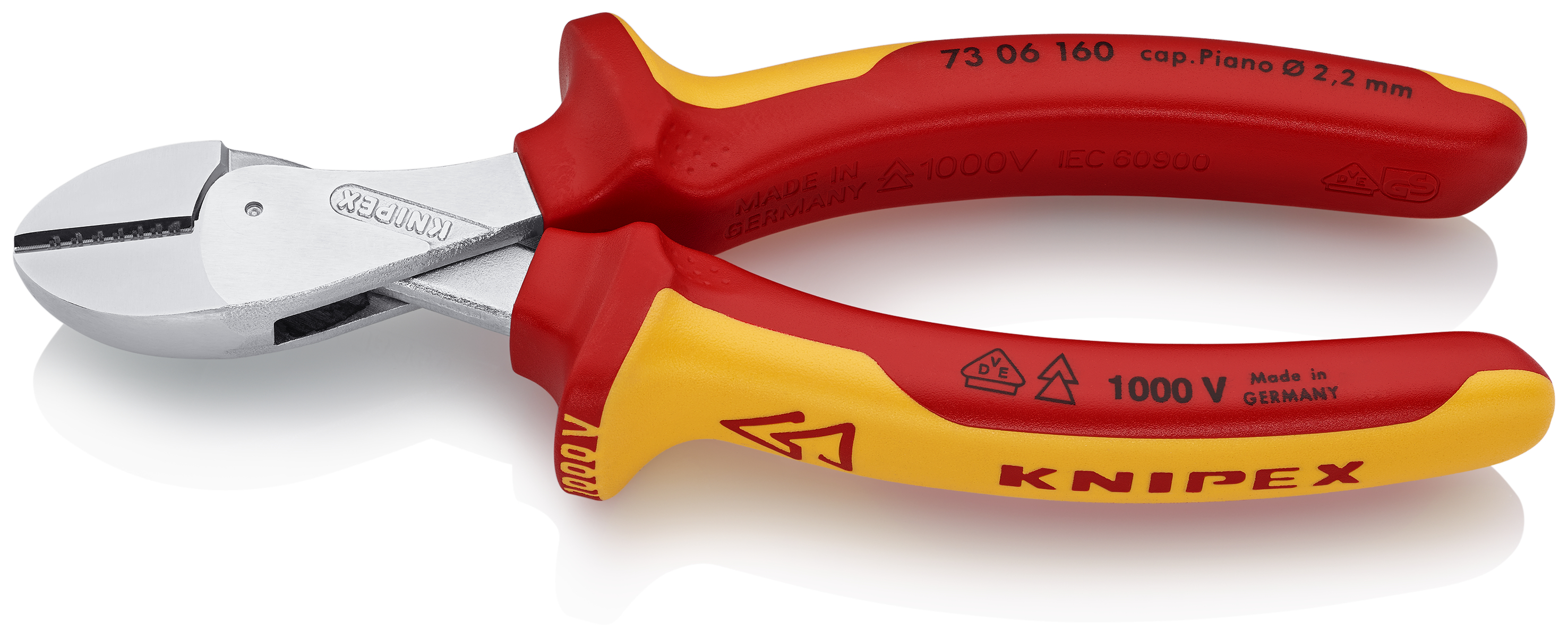 KNIPEX 73 X-Cut® 160 | Sanitär Kompakt-Seitenschneider CBdirekt Profi-Shop Werkzeug mm / 160 06 für / Garten hochübersetzt