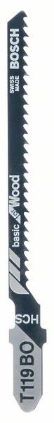 BOSCH STICHSÄGEBLATT T 119 BO, BASIC FOR WOOD, 3ER-PACK