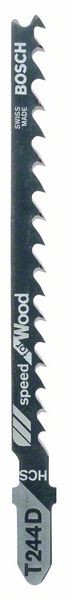 BOSCH STICHSÄGEBLATT T 244 D, SPEED FOR WOOD, 5ER-PACK