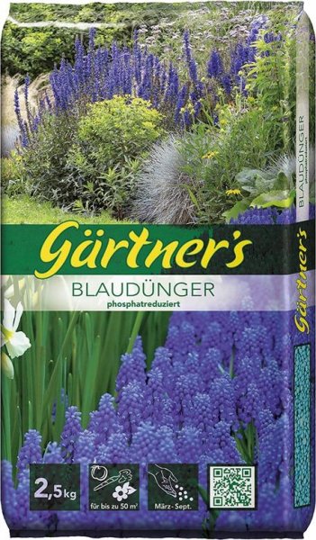 Gärtners Blaudünger 2,5 kg 12+12+17+2 Beutelphospatreduziert