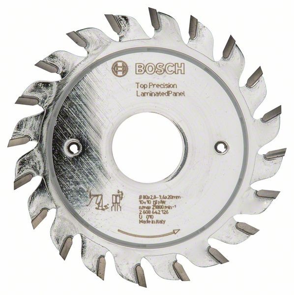 BOSCH VORRITZBLATT TOP PRECISION BEST FOR LAMINATED PANEL, 80 X 20 X 2,8 - 3,6 MM