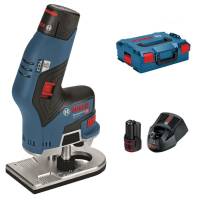 Bosch Akku-Kantenfräse GKF 12V-8, mit 2 x 3,0 Ah Li-Ion Akku, L-BOXX 06016B0000BOS Bosch Akku-Kantenfräse GKF 12V-8, mit 2 x 3,0 Ah Li-Ion Akku, L-BOXX 06016B0000BOS