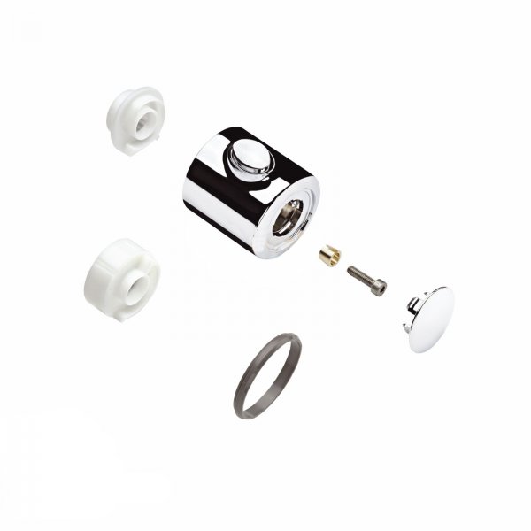 HG Thermostatgriff Ecotat 1001 SL steel Hansgrohe 96618800