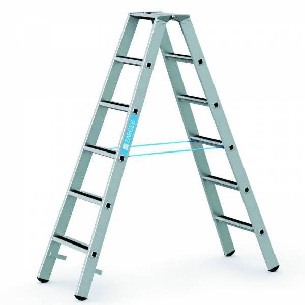 Zarges R13step B - LM-Stufen-Stehleiter 2 x 6 Stufen 41555