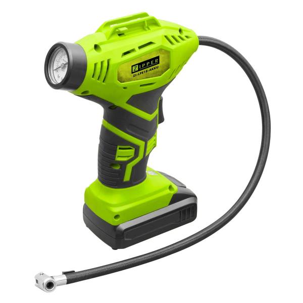 Zipper Akku-Luftpumpe ZI-LPE18-AKKU 18 V 1,3 Ah Akku 6,8 bar Ballpumpe Luft-Pumpe