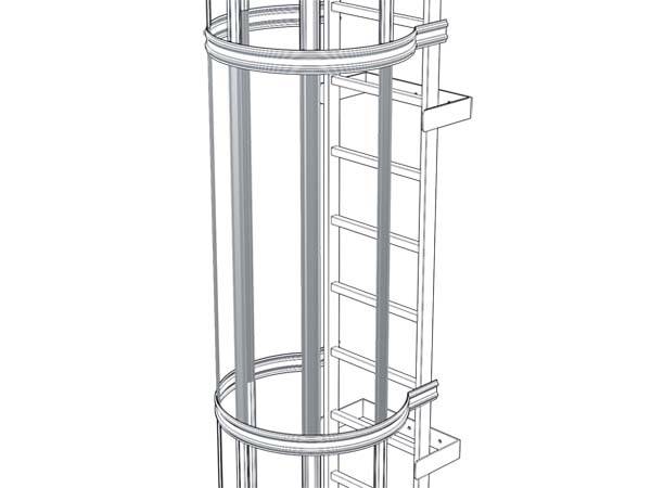 Zarges Rückenschutzstrebe 1.400 mm 43245