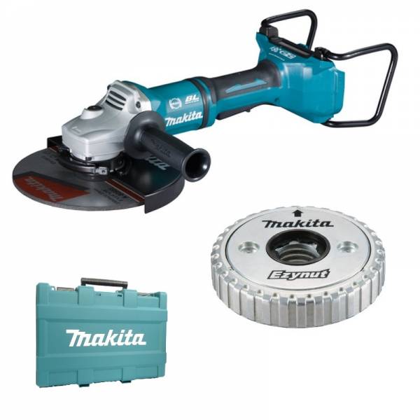 Makita Akku-Winkelschleifer DGA900ZKX2 2x18 V 230mm Solo ohne Akku//Ladegerät